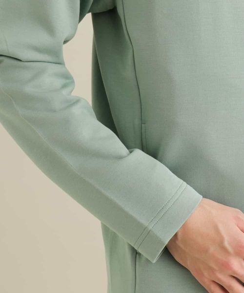 a.v.v（アーヴェヴェ）の「【洗濯機で洗える】なめらかダンボールクルーネックカーディガン（カーディガン/ボレロ・メンズ・ブラック/ミント・46/48/50/44）」の22枚目の写真