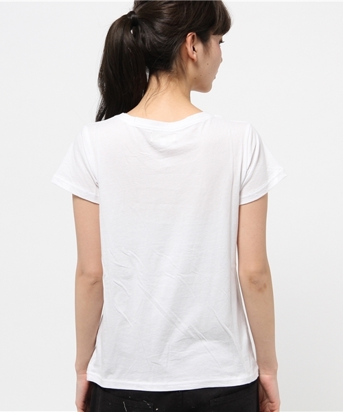 チチカカ(チチカカ)の「ビーバーカヌー・メッセージ Tシャツ(Tシャツ/カットソー・レディース・ホワイト/グリーン/グレー/ネイビー・MEDIUM/LARGE)」の7枚目の写真