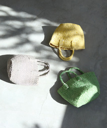 オーガニックコットンサイザル ミニカゴBAG