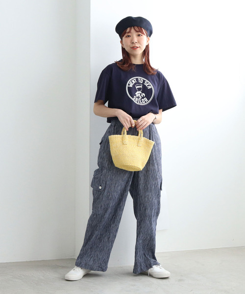 PAR ICI（パーリッシィ）の「オーガニックコットンサイザル ミニカゴBAG（トートバッグ・レディース・グレー/イエロー/グリーン・FREE）」の8枚目の写真