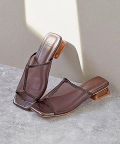 TRIANGLE HEEL MESH BOOTS（ブーツ）｜Ameri（アメリ）の