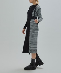 UNITED TOKYO | バーティカルパターンニットワンピース(ワンピース)