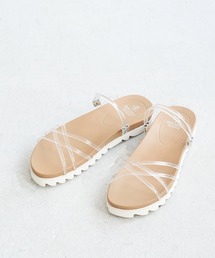 クロスストリングスライド&バックスリングサンダル
