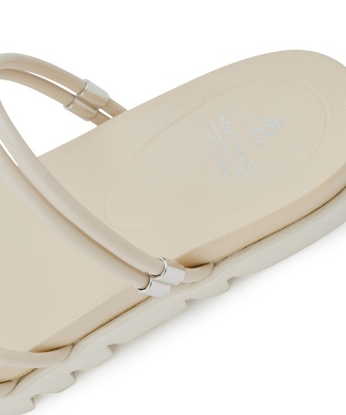 ROPE' PICNIC（ロペピクニック）の「クロスストリングスライド＆バックスリングサンダル（サンダル・レディース・ブラック/ブルー/ベージュ系その他/キナリ・M/L）」の10枚目の写真