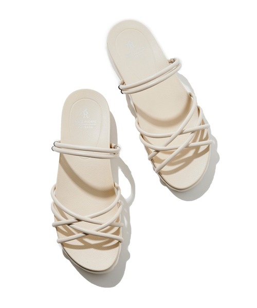 ROPE' PICNIC（ロペピクニック）の「クロスストリングスライド＆バックスリングサンダル（サンダル・レディース・ブラック/ブルー/ベージュ系その他/キナリ・M/L）」の19枚目の写真