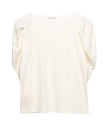 新品未使用タグ付き アニュアンス ドレープシアーカットトップス ブラック アニュアンス anuans ドレープスリーブシアーカットトップス