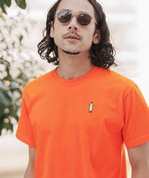mt7756-クリームソーダ刺繍ワンポイントTシャツ