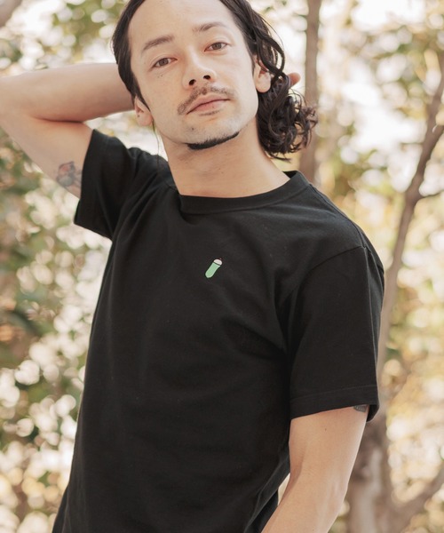 クリームソーダ　シャツ　週末限定値下げ クリームソーダ クリームソーダ CSプリント長袖シャツ(楽器柄