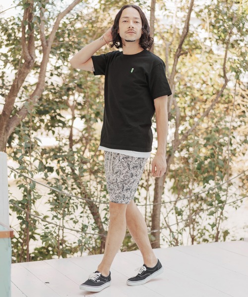 many more times(メニーモアタイムス)の「mt7756-クリームソーダ刺繍ワンポイントTシャツ(Tシャツ/カットソー・メンズ・ブラック/ホワイト/オレンジ・M/L/XL/S)」の13枚目の写真