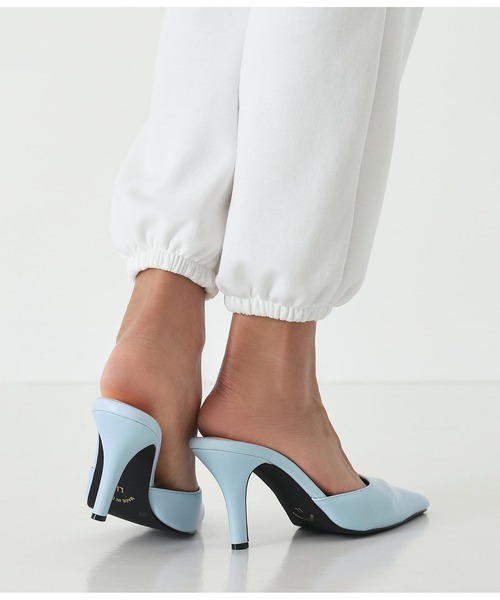 ANAP（アナップ）の「5色展開ポインテッドトゥミュール（パンプス・レディース・ホワイト/ブラック/ベージュ/ブルー/グリーン・LL/S/M/L）」の9枚目の写真