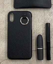 WEGO（ウィゴー）の「WEGO/リング付きiphoneケース（ブラック）（スマホケース/カバー）」