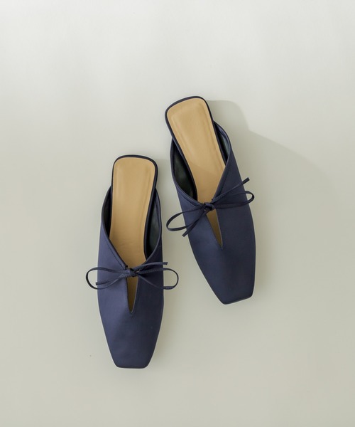 mystic（ミスティック）の「[otonamystic]リボンスリッポン（サンダル・レディース・ネイビー/ゴールド・38/36/37）」の5枚目の写真