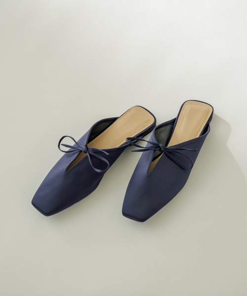 mystic（ミスティック）の「[otonamystic]リボンスリッポン（サンダル・レディース・ネイビー/ゴールド・38/36/37）」の6枚目の写真