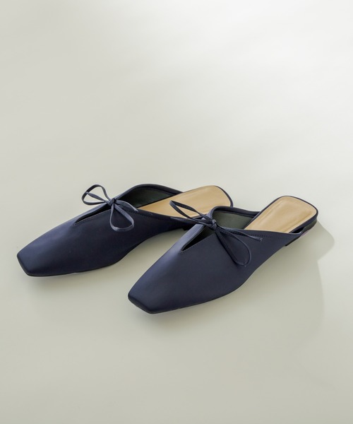 mystic（ミスティック）の「[otonamystic]リボンスリッポン（サンダル・レディース・ネイビー/ゴールド・38/36/37）」の7枚目の写真