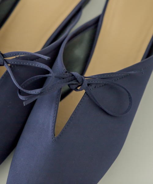 mystic（ミスティック）の「[otonamystic]リボンスリッポン（サンダル・レディース・ネイビー/ゴールド・38/36/37）」の12枚目の写真