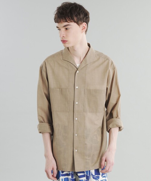 Grey Label イタリアンカラーシャツ シャツ ブラウス Philosophy マッキントッシュ Mackintosh フィロソフィー のシャツ ブラウス Grey シャツ ブラウス フィロソフィー のファッション Philosophy マッキントッシュ