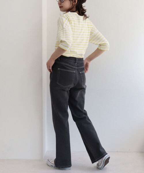 ORCIVAL（オーシバル）の「【ORCIVAL/オーシバル】ドロップショルダー バスクシャツ（Tシャツ/カットソー・レディース・イエロー系その他3/ベージュ系その他3/ホワイト系その他4/ブルー系その他3・FREE）」の9枚目の写真