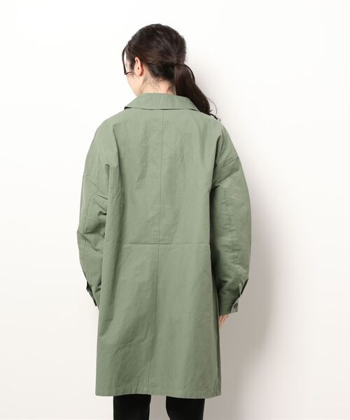 Samansa Mos2（サマンサ モスモス）の「ステンカラーコート（ステンカラーコート・レディース・カーキ/キナリ/ネイビー/ベージュ・ﾌﾘ-）」の6枚目の写真