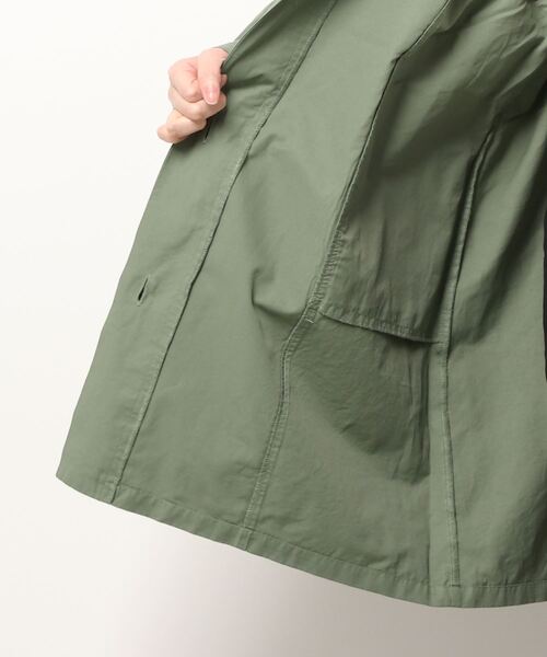 Samansa Mos2（サマンサ モスモス）の「ステンカラーコート（ステンカラーコート・レディース・カーキ/キナリ/ネイビー/ベージュ・ﾌﾘ-）」の7枚目の写真