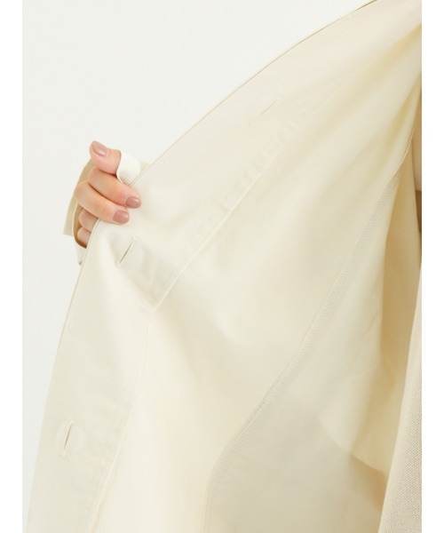 Samansa Mos2（サマンサ モスモス）の「ステンカラーコート（ステンカラーコート・レディース・カーキ/キナリ/ネイビー/ベージュ・ﾌﾘ-）」の14枚目の写真