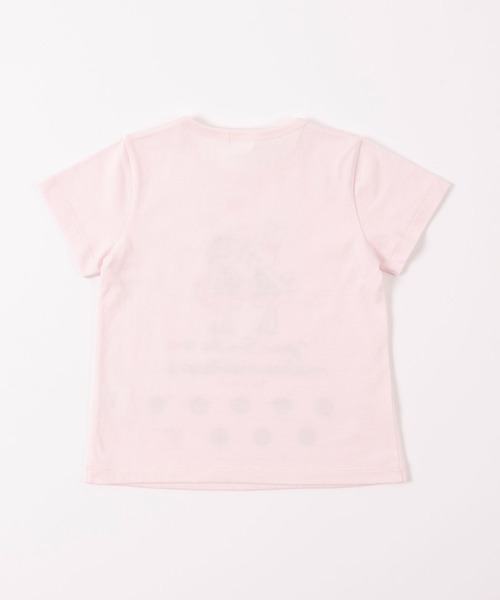 KP（ケーピー）の「【WEB限定】mimiちゃんとドット柄プリント半袖Tシャツ(100-160cm)（Tシャツ/カットソー・キッズ・オフホワイト/ピンク・140cm/110cm/160cm/100cm/150cm/120cm/130cm）」の5枚目の写真