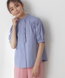 N.(N. Natural Beauty Basic) | ◆アシメフリルネックブラウス(シャツ/ブラウス)