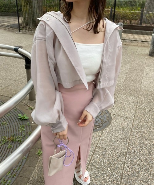 one after another NICE CLAUP(ワンアフターアナザーナイスクラップ)の「マルチウェイシアースノーパーカー(マウンテンパーカー・レディース・オフホワイト/ブラック/ピンクベージュ・FREE)」の21枚目の写真