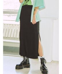 サイドギャザーストレートスカート