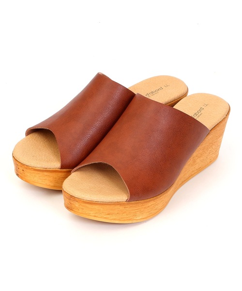 Fashion Letter（ファッションレター）の「日本製厚底サボサンダル（サンダル・レディース・ホワイト/ブラック/キャメル・LL/S/M/L）」の18枚目の写真