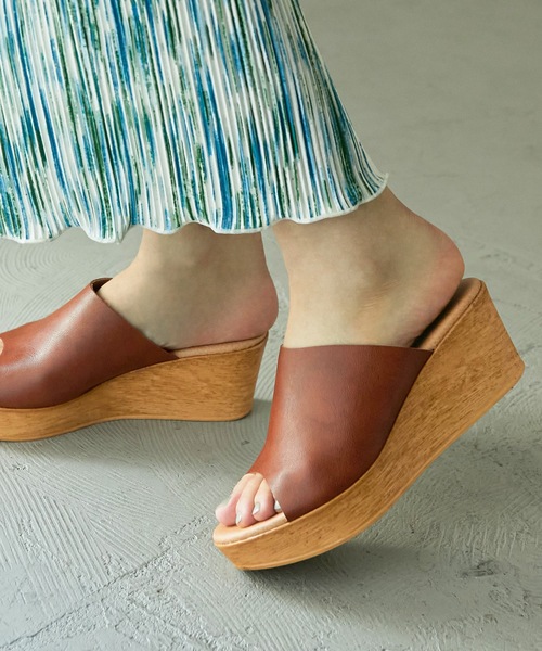 Fashion Letter（ファッションレター）の「日本製厚底サボサンダル（サンダル・レディース・ホワイト/ブラック/キャメル・LL/S/M/L）」の9枚目の写真