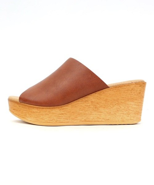 Fashion Letter（ファッションレター）の「日本製厚底サボサンダル（サンダル・レディース・ホワイト/ブラック/キャメル・LL/S/M/L）」の21枚目の写真