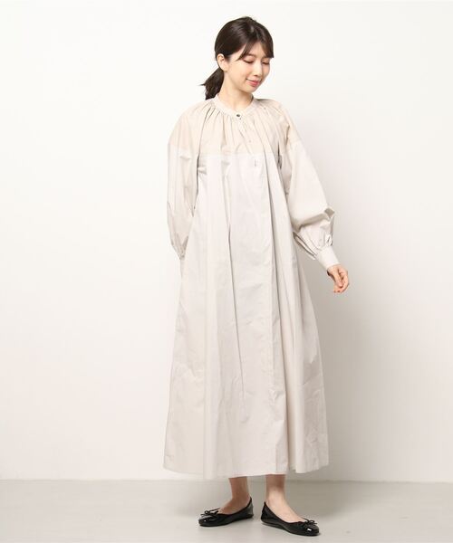 THE SHINZONE（ザ　シンゾーン）の「SWITCHING DRESS（ワンピース・レディース・ベージュ・34）」の13枚目の写真