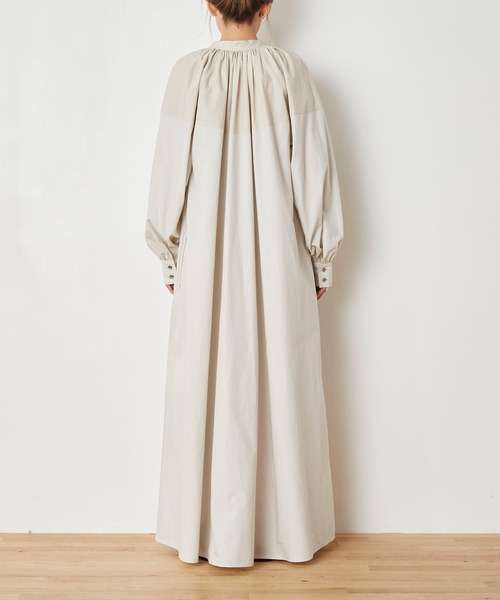 THE SHINZONE（ザ　シンゾーン）の「SWITCHING DRESS（ワンピース・レディース・ベージュ・34）」の9枚目の写真