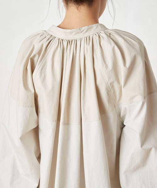 THE SHINZONE（ザ　シンゾーン）の「SWITCHING DRESS（ワンピース・レディース・ベージュ・34）」の7枚目の写真