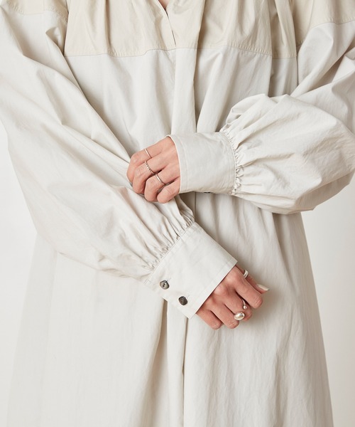 THE SHINZONE（ザ　シンゾーン）の「SWITCHING DRESS（ワンピース・レディース・ベージュ・34）」の6枚目の写真