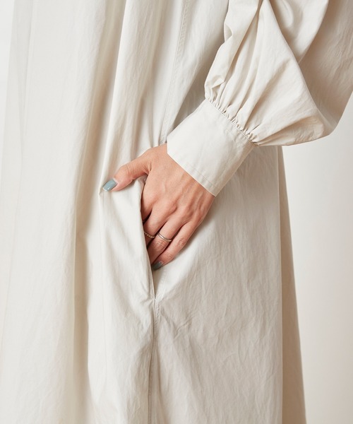 THE SHINZONE（ザ　シンゾーン）の「SWITCHING DRESS（ワンピース・レディース・ベージュ・34）」の5枚目の写真