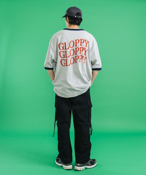 古着　レサーカ　リンガーTシャツ　オーバーサイズ　Ressaca Tシャツ　白 Ressaca（レサーカ）の「オーバーサイズ バックプリントロゴリンガー