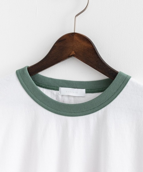 Ressaca（レサーカ）の「オーバーサイズ バックプリントロゴリンガー半袖Tシャツ ビッグシルエット（Tシャツ/カットソー・メンズ・グレー/バーガンディー/ブラック/グリーン/ネイビー・M/L）」の9枚目の写真