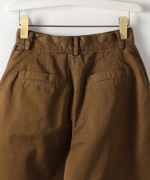 ＜Steven Alan＞COTTON TUCK CHINO PANTS Steven Alan Japan COTTON CHINO BAGGY PANTS M BEIGE 2 tack