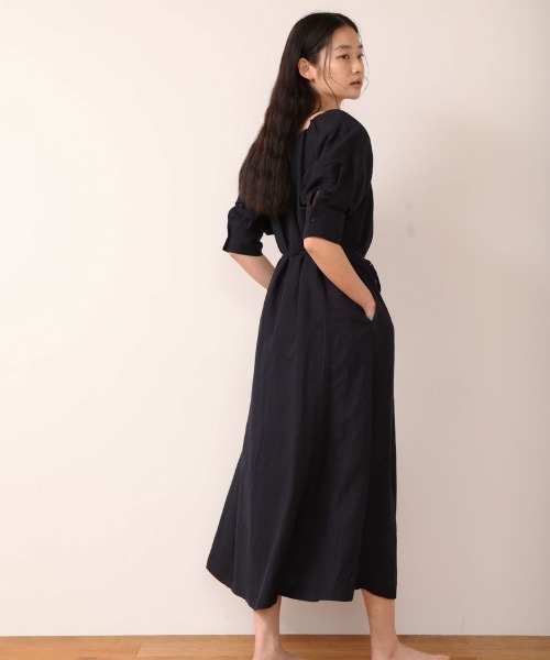 【CASA FLINE】￥35200 ワンショルダーロングワンピース CASA FLINE（カーサフライン）の「ワンショルダーロング