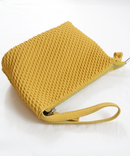 Marient（マリエント）の「エンボスミニBAG/バッグ（ハンドバッグ・レディース・ブルー/イエロー/ホワイト/ブラック・FREE）」の11枚目の写真