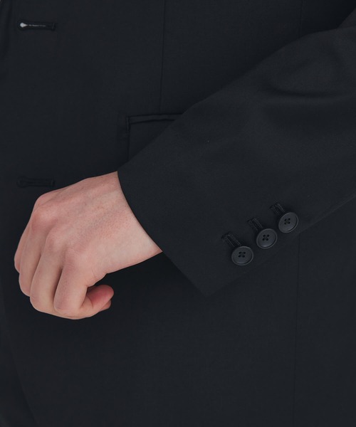 BESPOKE TOKYO（ビスポークトウキョウ）の「3D WOOL SLIM TAILORED JACKET（テーラードジャケット・メンズ・ブラック・3/2）」の10枚目の写真