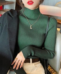 Amulet（アミュレット）の「ハイネックリブニット（ニット/セーター）」