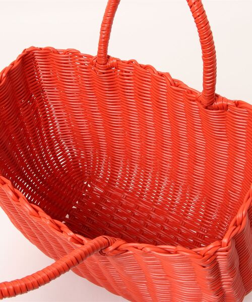 CAPRICIEUX LE'MAGE（カプリシューレマージュ）の「チューブカゴバッグ（ハンドバッグ・レディース・ホワイト/グリーン/オレンジ・FREE）」の6枚目の写真