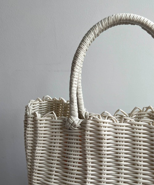 CAPRICIEUX LE'MAGE（カプリシューレマージュ）の「チューブカゴバッグ（ハンドバッグ・レディース・ホワイト/グリーン/オレンジ・FREE）」の17枚目の写真