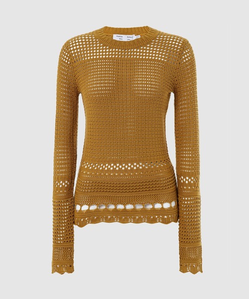 セール Silk Proenza Cotton Schouler プロエンザ Pointelle スクーラー のファッション Top Wl をセール価格