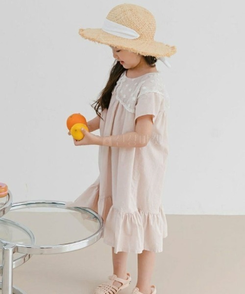 CALIFORNIA OUTFITTERS（カリフォルニア アウトフィッターズ）の「（キッズ商品）リボンカンカン帽（ハット・キッズ・ブラック/アイボリー・ONE SIZE）」の3枚目の写真