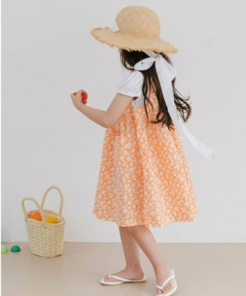 CALIFORNIA OUTFITTERS（カリフォルニア アウトフィッターズ）の「（キッズ商品）リボンカンカン帽（ハット・キッズ・ブラック/アイボリー・ONE SIZE）」の4枚目の写真