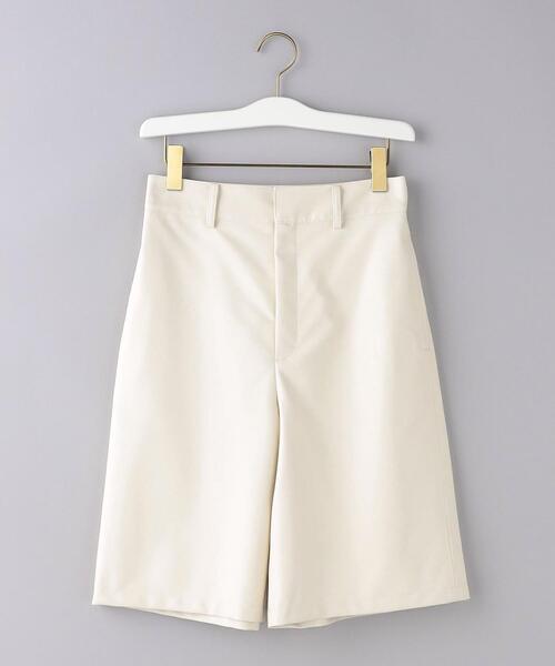 UNITED ARROWS（ユナイテッドアローズ）の「フェイクレザー ショートパンツ（その他パンツ・レディース・オフホワイト/ブラック・36/38）」の11枚目の写真