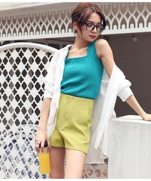 ハイウエストショートパンツ